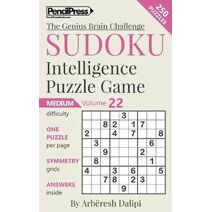 Sudoku Puzzle Books Volume 22. Medium. Sudoku Intelligence Puzzle Game (Genius Brain Challenge)