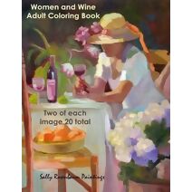 Women and Wine Adult Coloring book