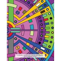 Cornell Notes Art Cover Notebook 120 Numbered Pages