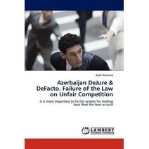 Azerbaijan Dejure & Defacto. Failure of the Law on Unfair Competition