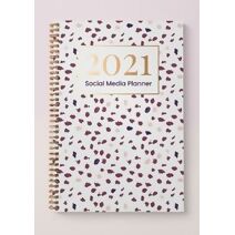 Social Media Planner and Dairy 2021 - Polka Spot Cover