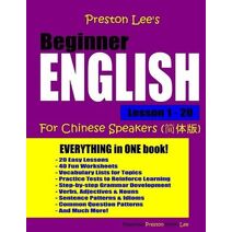 Preston Lee's Beginner English Lesson 1 - 20 For Chinese Speakers (Preston Lee's English for Chinese Speakers)