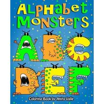Alphabet Monsters Coloring Book (Cute Coloring Books for Kids)