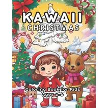 Kawaii Christmas Coloring Book (Coloring Book for Kids)