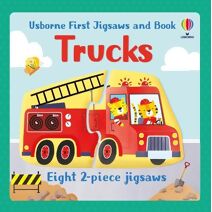 Usborne First Jigsaws and Book: Trucks (Usborne First Jigsaws And Book)