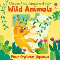 Usborne First Jigsaws And Book: Wild Animals (Usborne First Jigsaws And Book)